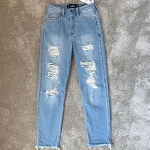 Hollister ultra high rise mom jeans